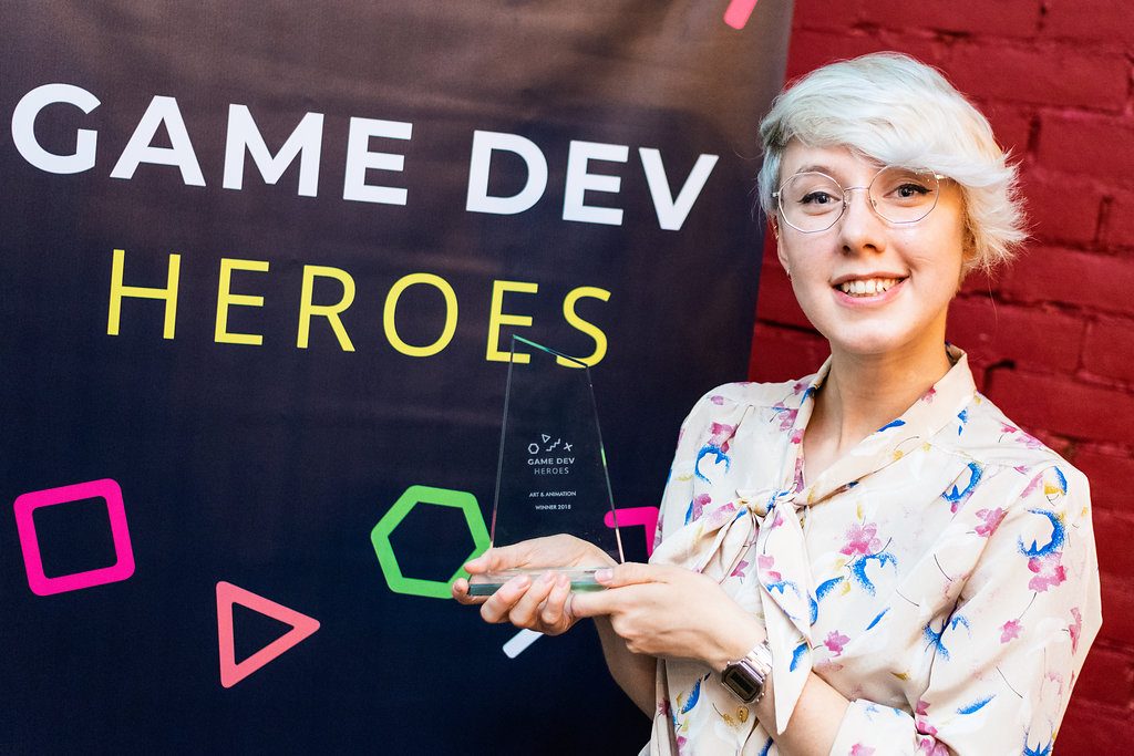 Anna Hollinrake - Art & Animation Winner - Game Dev Heroes 2018